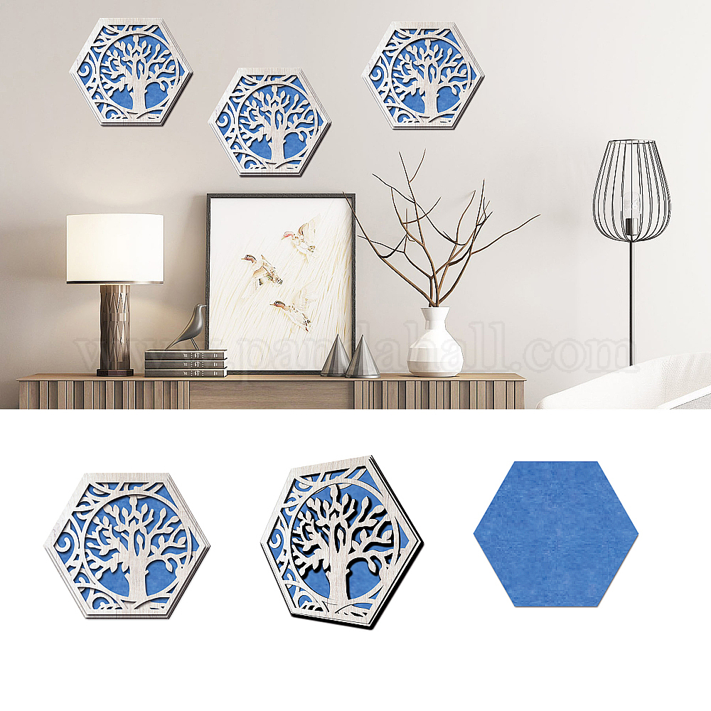 Shop SUPERDANT 1 Packs Branch Hexagon Acoustic Panels Selfadhesive