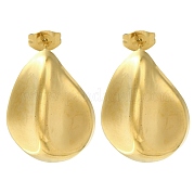 Серьги-гвоздики в форме капли из нержавеющей стали 304 EJEW-I312-02G