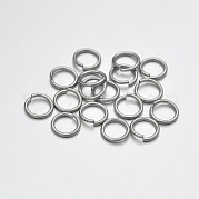 Латунные открытые прыжковые кольца прыжковые кольца KK-E647-06P-6mm
