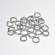Латунные открытые прыжковые кольца прыжковые кольца KK-E647-06P-7mm