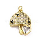 Латунные микро проложить кубического циркония подвески KK-U066-16G