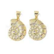 Латунные микро проложить кубического циркония подвески KK-F892-02G