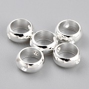 Латунные бусины в оправе KK-O133-014A-S