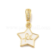 Латунные микро проложить кубического циркония подвески KK-B059-38G-C
