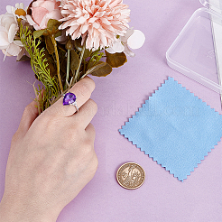 1 шт регулируемое кольцо из 925 компонентов из стерлингового серебра с кубическим цирконием&nbsp;STER-UN0001-52