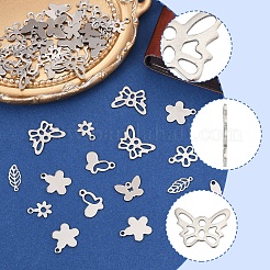 60 шт. 10 стиля подвесок из нержавеющей стали 201 и 304&nbsp;STAS-FS0001-88