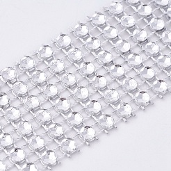 Rouleau de plastique à 6 rangée de diamants&nbsp;OCOR-WH0048-01B-3cm