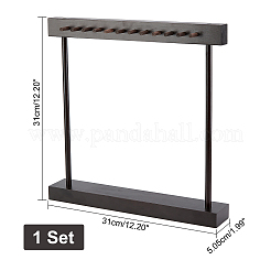 Подставка для ожерелья из искусственного орехового дерева NDIS-WH0011-01