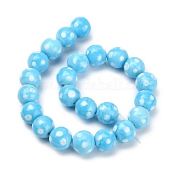 Fatti a mano perle tonde lampwork fili&nbsp;LAMP-L007-12mm-M