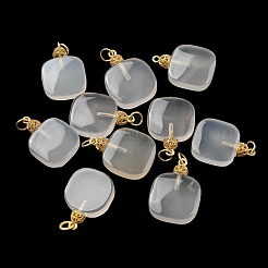 Натуральный белый агат подвески G-R489-05G