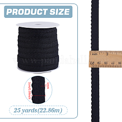 25 Yards Chinlon-Gummiband mit gewelltem Rand&nbsp;EC-BC0001-61C