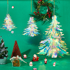 3 шт. 3 стиля пластиковых подвесных украшений для елки&nbsp;DIY-GF0011-69