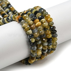 Природных тигровый глаз бисер нитей&nbsp;G-K351-B02-01