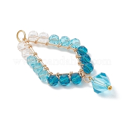 Стеклянные подвески&nbsp;PALLOY-JF04731-02