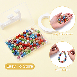 90 шт. 9 цвета проложить бусины для дискотечного шара&nbsp;RB-YW0001-23