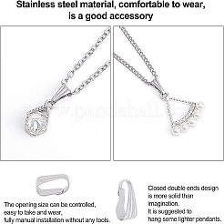 200 шт. 2 защелкивающихся дужки из нержавеющей стали 304 STAS-UN0029-19