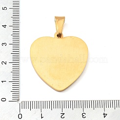 Pendentifs en acier inoxydable 304 avec placage ionique (IP)&nbsp;STAS-H182-11C-G