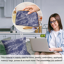 Ткань из искусственной кожи с рисунком для струйной печати DIY-WH0308-543