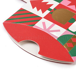 Подарочные коробки с бумажными подушками на рождественскую тематику CON-B012-04