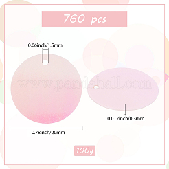 100г подвески из ПВХ с пайетками KY-CY0001-07