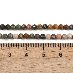 Бусы из натурального алашанского агата&nbsp;G-C181-B05-02-01