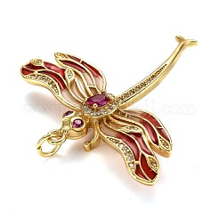 Осенняя тема латунные подвески с микропаве и фианитами ZIRC-L100-001G