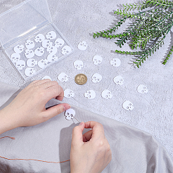 60шт акриловые пуговицы BUTT-PH0001-59A-01