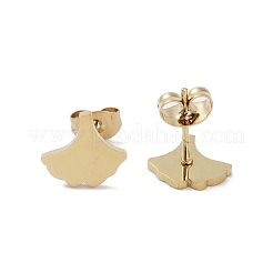 Boucles d'oreilles à tige en acier inoxydable 304 plaqué sous vide PVD pour femmes&nbsp;EJEW-A048-46E-G