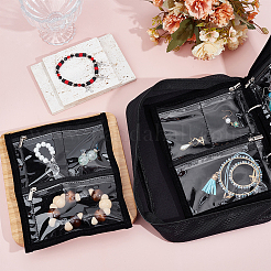 Сумки-органайзеры для ювелирных изделий из полиэстера с ручками и ПВХ-пленкой внутри&nbsp;AJEW-WH0348-779