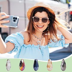 100шт 5 цвета гальванические стеклянные бусины EGLA-PH0001-49