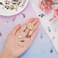 Подвески из эмали и сплава ENAM-SC0001-62-RS