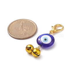 Подвеска лэмпворк ручной работы от сглаза HJEW-JM00839