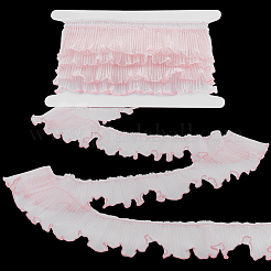 Bordure en dentelle plissée en polyester de 5 mètre&nbsp;OCOR-FG0003-36E