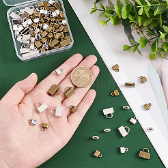 120 шт. 4 стиля тибетского стиля цинковый сплав наконечник шнура FIND-AR0003-47