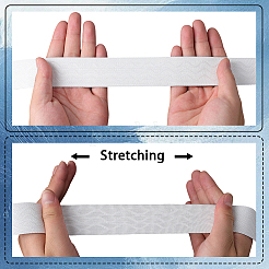 5 ярд плоской полиэстеровой противоскользящей эластичной ленты&nbsp;OCOR-GF0005-69B