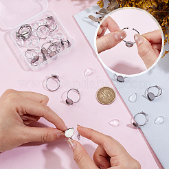DIY-Sets zur Herstellung von Fingerringen in Tropfenform&nbsp;DIY-ME0002-66
