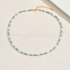 Ожерелья из синтетической бирюзы VA0144