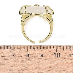 Anillos de puño de cristal de cuarzo natural&nbsp;GG-CBA5FCC-04G-11