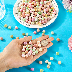 220 шт. двухцветные окрашенные бусины ручной работы в технике лэмпворк&nbsp;LAMP-TA0001-41B