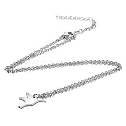 Подвески из нержавеющей стали 201 NJEW-S063-TN129-1