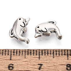 Сплавочные овальные бусины тибетского стиля &nbsp;TIBEB-T004-11AS