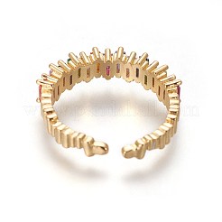 Кубического циркония кольца манжеты RJEW-P074-04G