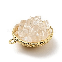 Подвески из кристаллов натурального кварца&nbsp;KK-C242-05G-17