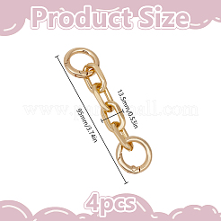 4 шт. алюминиевые удлинительные цепи для цепей с кабелем&nbsp;DIY-DR0002-59A