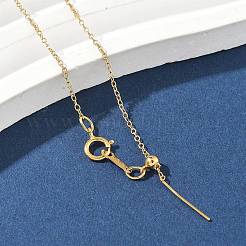 Латунные кабельные цепи браслеты для женщин&nbsp;BJEW-Z102-01G