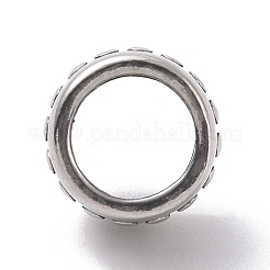 304 нержавеющая сталь ручная полировка европейские бусины STAS-G276-24AS