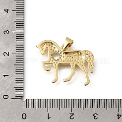 Messing micro pave klare zirkonia anhänger&nbsp;KK-Z155-06G-01