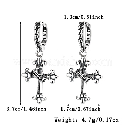 Серьги-кольца в стиле панк MA2169