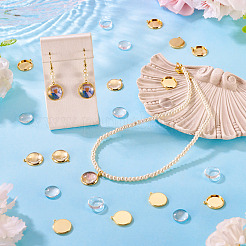 12 шт. латунная подвеска-кабошон&nbsp;KK-TA0003-10C