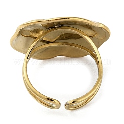 Anelli in acciaio inossidabile 304 placcati ioni (ip)&nbsp;RJEW-C075-05E-G